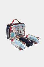 Cargar imagen en el visor de la galería, Nicole Lee USA Printed Handbag with Three Pouches
