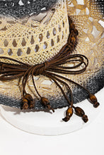 Cargar imagen en el visor de la galería, Fame Cutout Rope Strap Wide Brim Hat
