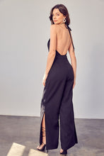 Cargar imagen en el visor de la galería, Deep V-Neck Wide Leg Jumpsuit
