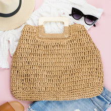 Cargar imagen en el visor de la galería, Oversized Straw Tote
