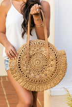 Cargar imagen en el visor de la galería, Straw Circle Tote
