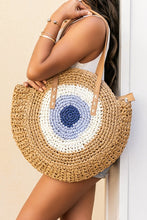 Cargar imagen en el visor de la galería, Straw Circle Tote
