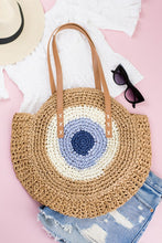 Cargar imagen en el visor de la galería, Straw Circle Tote
