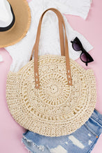 Cargar imagen en el visor de la galería, Straw Circle Tote
