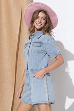 Cargar imagen en el visor de la galería, Washed Denim Overall Romper
