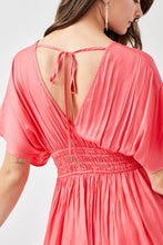 Cargar imagen en el visor de la galería, Smocked Waist with Tassel Strap Dress
