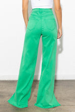 Cargar imagen en el visor de la galería, Front Slit Wide Leg Tencel Pants
