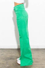 Cargar imagen en el visor de la galería, Front Slit Wide Leg Tencel Pants
