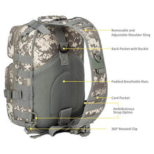 Cargar imagen en el visor de la galería, Tactical Military Medium Sling Range Bag
