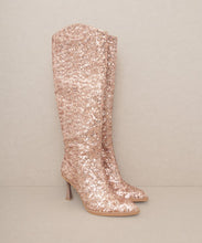 Cargar imagen en el visor de la galería, OASIS SOCIETY Jewel - Knee High Sequin Boots
