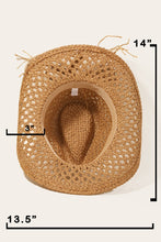 Cargar imagen en el visor de la galería, Fame Cowrie Shell Beaded String Straw Hat
