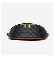 Cargar imagen en el visor de la galería, Myra Quilted Leather Crescent Sling Bag
