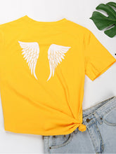 Cargar imagen en el visor de la galería, Perfee ANGEL Round Neck Short Sleeve T-Shirt
