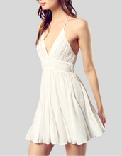 Cargar imagen en el visor de la galería, Lace Trim with Back Drawstring Dress
