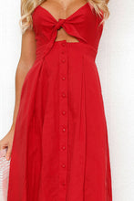 Load image into Gallery viewer, Cutout Smocked Sweetheart Neck Cami Dress
