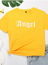 Cargar imagen en el visor de la galería, Perfee ANGEL Round Neck Short Sleeve T-Shirt
