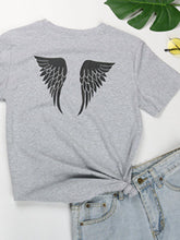 Cargar imagen en el visor de la galería, Perfee ANGEL Round Neck Short Sleeve T-Shirt
