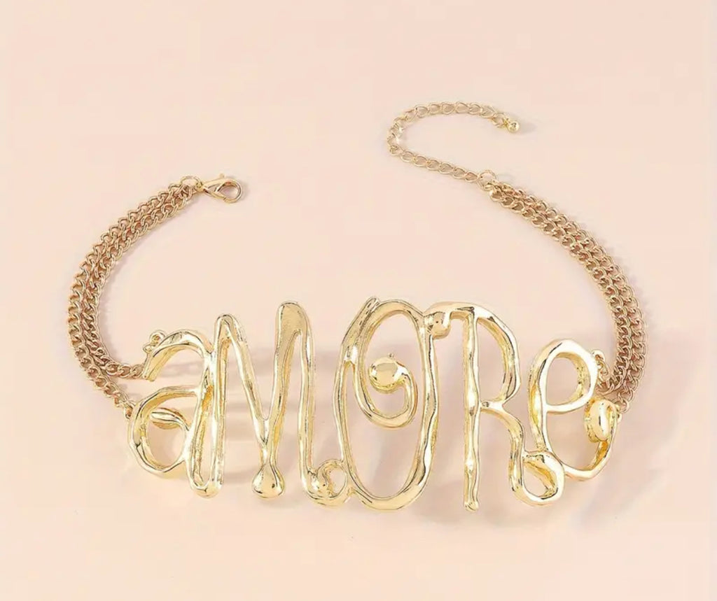 Amore Chocker (Gold)