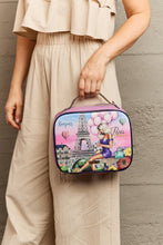 Cargar imagen en el visor de la galería, Nicole Lee USA Printed Handbag with Three Pouches
