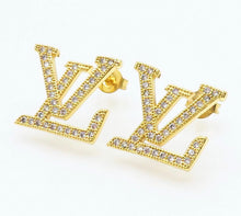 Load image into Gallery viewer, 0115 - LV Glit earrings
