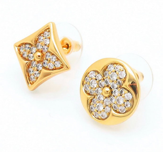 0112 - LV symbol earrings