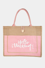 Cargar imagen en el visor de la galería, Hello Weekend Tote Bag
