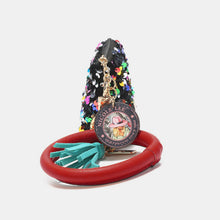 Cargar imagen en el visor de la galería, Nicole Lee USA Sequin Pouch Wristlet Keychain
