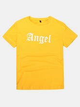 Cargar imagen en el visor de la galería, Perfee ANGEL Round Neck Short Sleeve T-Shirt
