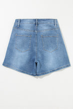 Cargar imagen en el visor de la galería, Rhinestone High Waist Denim Shorts
