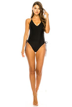 Cargar imagen en el visor de la galería, Classic baywatch style one piece with crossed back
